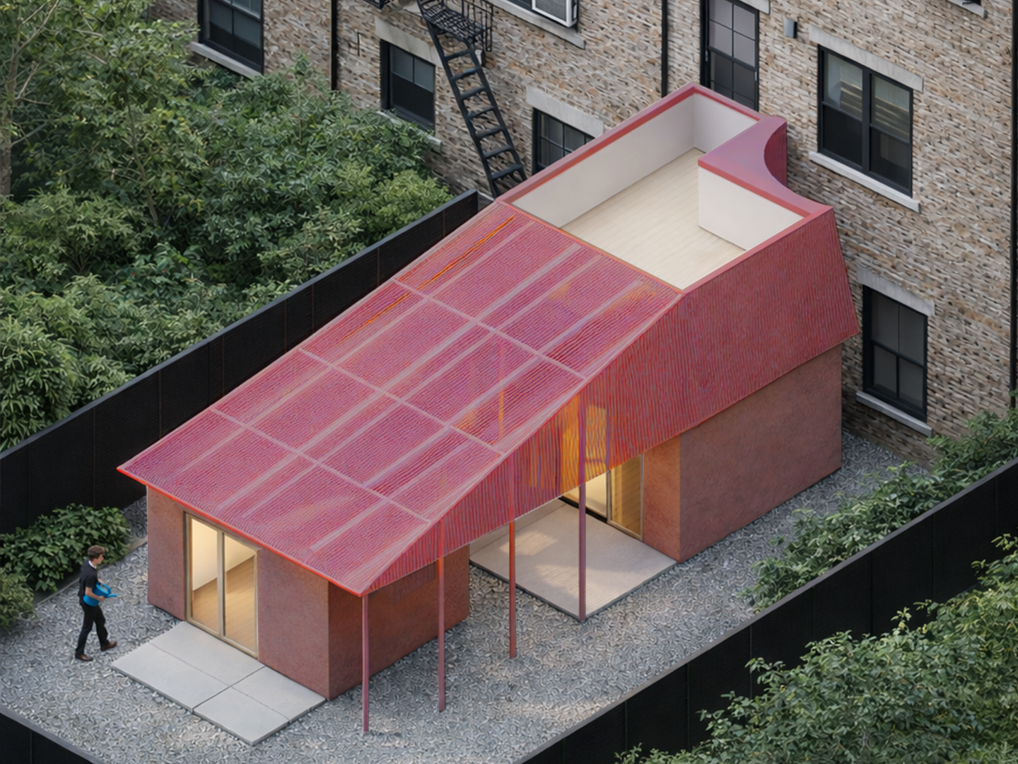 Roof for Two — Attached ADU by Anna Morrison Architect + Leonardo Leiva Rivera - Photo 2